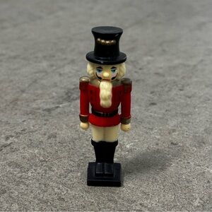 Red and Black Nutcracker Figurine